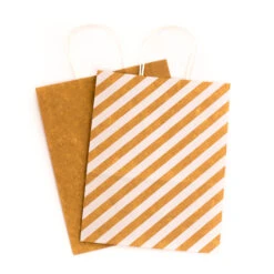 Hallmark 12.5" 12-Pack Assorted Kraft Paper Gift Bags -Hallmark Shop 12.5 Prints and Solids 12Pack Assorted Gift Bags 5EGB6049 04