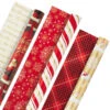 Hallmark Red And Gold 3-Pack Reversible Christmas Wrapping Paper, 120 Sq. Ft. -Hallmark Shop 3Pack Red and Gold Reversible Christmas Wrapping Paper 5JXW1029 01