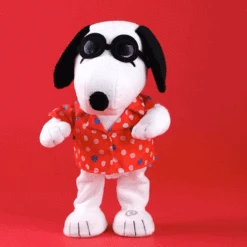 Hallmark Peanuts® Sunshine Vibe Snoopy Musical Plush With Motion, 13.5" -Hallmark Shop Animated Snoopy Stuffed Animal in Polka Dot Shirt 1PAJ3530 02