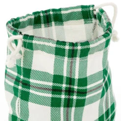 Hallmark 10" Assorted Plaid 3-Pack Fabric Gift Bags -Hallmark Shop Assorted Plaid Fabric Christmas Gift Bags 5XGB1453 05