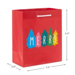 Hallmark 6.5" Sweet Surprises 8-Pack Small Christmas Gift Bags Assortment -Hallmark Shop Assorted Small Christmas Gift Bags 5XGB1430 03