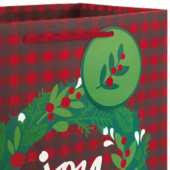 Hallmark Assorted Rustic Designs 8-Pack Small, Medium And Large Christmas Gift Bags -Hallmark Shop Assorted Small Large Rustic Christmas Gift Bags 5XGB4894 04