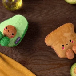 Hallmark Better Together Avocado And Toast Magnetic Plush, 5" -Hallmark Shop Avocado and Toast Magnetic Plush 1KID2091 02