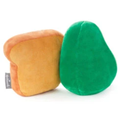 Hallmark Better Together Avocado And Toast Magnetic Plush, 5" -Hallmark Shop Avocado and Toast Magnetic Plush 1KID2091 03