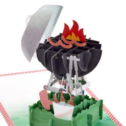 Hallmark Just For You BBQ Grill 3D Pop-Up Birthday Card -Hallmark Shop BBQ Grill 3D PopUp Birthday Card 1299LAD2898 04