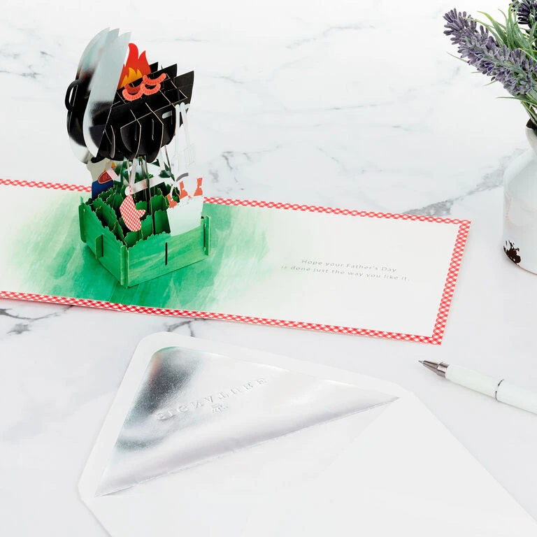 Hallmark BBQ Grill 3D Pop-Up Father's Day Card For Dad 9 Hallmark BBQ Grill 3D Pop-Up Father's Day Card For Dad - Image 7