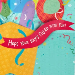Hallmark 16" Fun Balloons Pop-Up Jumbo Birthday Card -Hallmark Shop Balloons for Fun Birthday Card 1299CBG1009 03