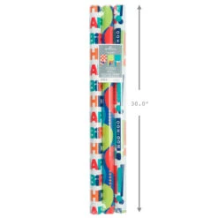 Hallmark Birthday Celebration 3-Pack Reversible Wrapping Paper 11 Hallmark Birthday Celebration 3-Pack Reversible Wrapping Paper -Hallmark Shop Birthday Celebration 3Pack Reversible Wrapping Paper 5EWR2946 03