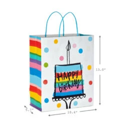 Hallmark Birthday Cheer 8-Pack Assorted Gift Bags -Hallmark Shop Birthday Cheer Medium and Large Gift Bags 5EGB6365 03