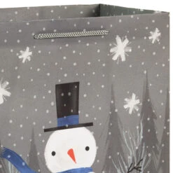 Hallmark Bulk Blue And Gray 18-Pack Holiday Gift Bags, Assorted Sizes And Designs -Hallmark Shop Blue and Gray Holiday Gift Bags Bulk Pack 5XGB1425 06
