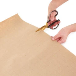 Hallmark Colorful Christmas 4-Pack Kraft Wrapping Paper Assortment, 88 Sq. Ft. -Hallmark Shop Colorful Christmas Assortment Kraft Wrapping Paper 5JXW1212 03