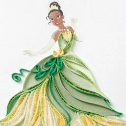 Hallmark Disney The Princess And The Frog Tiana Happy Wish Quilled Paper Handmade Card 12 Hallmark Disney The Princess And The Frog Tiana Happy Wish Quilled Paper Handmade Card -Hallmark Shop Disney Princess and the Frog Tiana Quilled Paper Card 1299LAD2855 04