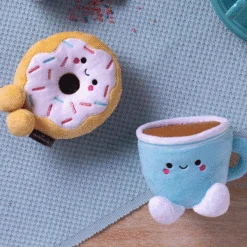 Hallmark Shop -Hallmark Shop Donut and Coffee Magnetic Plush 1KID2092 02