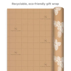 Hallmark Elegant Evergreens 2-Pack Holiday Wrapping Paper, 150 Sq. Ft. -Hallmark Shop Elegant Evergreens Holiday Wrapping Paper 5JXW1203 07