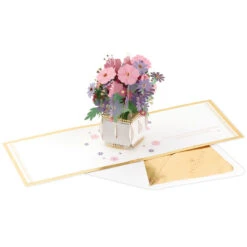 Hallmark Love And Appreciation Flower Bouquet 3D Pop-Up Love Card -Hallmark Shop Flower Bouquet 3D PopUp Love Card 1299LAD2838 02