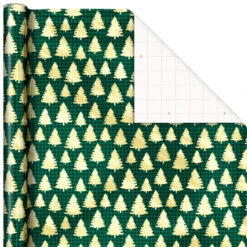 Hallmark Traditional 3-Pack Foil Christmas Wrapping Paper Assortment, 60 Sq. Ft. -Hallmark Shop Foil Christmas Wrapping Paper Assortment 5JXW1065 06