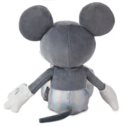 Hallmark Disney 100 Years Of Wonder Mickey Mouse Plush, 15.5" -Hallmark Shop Gray and Iridescent Mickey Mouse Stuffed Animal 1DYG2077 02