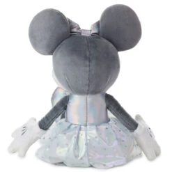 Hallmark Shop -Hallmark Shop Gray and Iridescent Minnie Mouse Stuffed Animal 1DYG2078 02