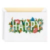 Hallmark Floral Happy Quilled Paper Handmade Birthday Card -Hallmark Shop Happy and Flowers Quilled Paper Birthday Card for Her 1299LAD2728 01