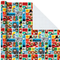 Hallmark Harry Potter™ 3-Pack Assorted Wrapping Paper, 60 Sq. Ft. Total -Hallmark Shop Harry Potter Assorted Wrapping Paper Pack 5EWR2958 04