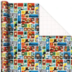 Hallmark Harry Potter™ 3-Pack Assorted Wrapping Paper, 60 Sq. Ft. Total -Hallmark Shop Harry Potter Assorted Wrapping Paper Pack 5EWR2958 06