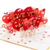 Hallmark Love You More 3D Pop-Up Love Card 1 Hallmark Love You More 3D Pop-Up Love Card -Hallmark Shop Heart Pattern 3D PopUp Love Card 1299IAV5835 01