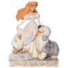 Enesco Jim Shore Disney Ariel, Scuttle And Max White Woodland Figurine, 7.75" -Hallmark Shop Jim Shore Ariel Scuttle and Max White Woodland Figurine 6008066 01