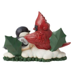 Enesco Jim Shore Highland Glen Cardinal And Chickadee Figurine, 4.33" -Hallmark Shop Jim Shore Cardinal and Chickadee Figurine 6012868 02