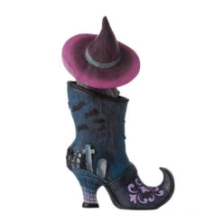 Enesco Jim Shore Black Cat Inside Of Witch's Boot Figurine, 8.26" -Hallmark Shop Jim Shore Cat In Witchs Boot Figurine 6012750 02