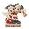 Enesco Jim Shore Disney Mickey And Minnie Santas Figurine, 6.69" -Hallmark Shop Jim Shore Disney Mickey and Minnie in Santa Suits 6013058 01
