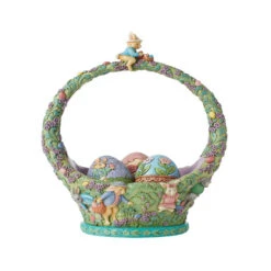 Enesco Jim Shore Egg Hunt Easter Basket Figurine, 9.25"
