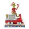 Enesco Jim Shore Grinch On Train Figurine, 8" -Hallmark Shop Jim Shore Grinch on Train Figurine 6010776 01