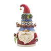 Enesco Jim Shore Gnome With Rotating Santa Sleigh Hat Figurine, 8.85" -Hallmark Shop Jim Shore Holiday Gnome With Rotating Hat Figurine 6012955 01