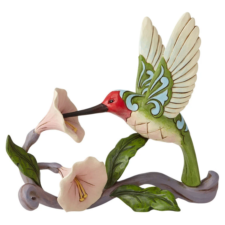 Enesco Jim Shore Hummingbird With Flower Figurine, 5.25" 3 Enesco Jim Shore Hummingbird With Flower Figurine, 5.25"