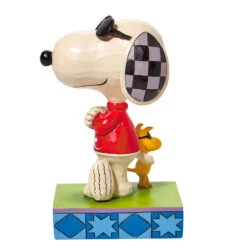 Enesco Jim Shore Peanuts Joe Cool & Woodstock Figurine, 5" -Hallmark Shop Jim Shore Joe Cool Snoopy Woodstock Figurine 6010115 02