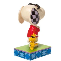Enesco Jim Shore Peanuts Joe Cool & Woodstock Figurine, 5" -Hallmark Shop Jim Shore Joe Cool Snoopy Woodstock Figurine 6010115 03