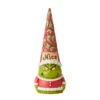 Enesco Jim Shore Dr. Seuss Naughty/Nice Grinch Gnome Figurine, 8.19" -Hallmark Shop Jim Shore NaughtyNice Grinch Gnome Figurine 6012704 01