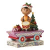 Enesco Jim Shore Peanuts Franklin Holiday Train Car Figurine, 4.75" 1 Enesco Jim Shore Peanuts Franklin Holiday Train Car Figurine, 4.75" -Hallmark Shop Jim Shore Peanuts Franklin Drum Train Car Figurine 6013051 01