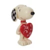 Enesco Jim Shore Peanuts Snoopy Wearing Heart Sign Mini Figurine, 3" -Hallmark Shop Jim Shore Peanuts Snoopy Mini Figurine 6011953 01