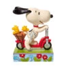 Enesco Jim Shore Peanuts Snoopy On Scooter Figurine, 6.5" -Hallmark Shop Jim Shore Peanuts Snoopy on Scooter Figurine 6010122 01
