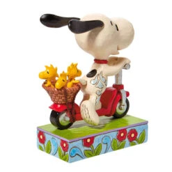 Enesco Jim Shore Peanuts Snoopy On Scooter Figurine, 6.5" -Hallmark Shop Jim Shore Peanuts Snoopy on Scooter Figurine 6010122 02