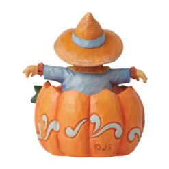Enesco Jim Shore Scarecrow Inside A Pumpkin Figurine, 3.58" -Hallmark Shop Jim Shore Scarecrow Inside a Pumpkin Figurine 6012759 02