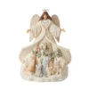 Enesco Jim Shore White Woodland Angel With Cloak Figurine, 9.5" -Hallmark Shop Jim Shore White Woodland Angel With Cloak Figurine 6012678 01