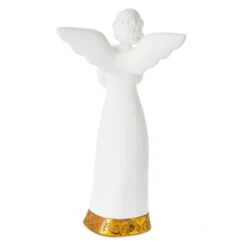 Hallmark Heart Of The Family Angel Figurine For Grandma, 8.5" -Hallmark Shop Joanne Eschrich Ceramic Angel Figurine for Grandma 1JOA2227 02