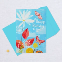 Hallmark 16" Joyful Butterflies Pop-Up Jumbo Birthday Card 16 Hallmark 16" Joyful Butterflies Pop-Up Jumbo Birthday Card -Hallmark Shop Joyful Butterflies Pop Up Birthday Card 1299CBG1010 06