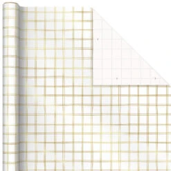 Hallmark Modern Holiday 3-Pack Wrapping Paper Assortment, 120 Sq. Ft. -Hallmark Shop Modern Holiday Wrapping Paper 5JXW1205 05