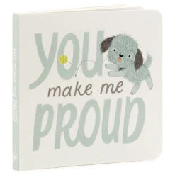 Hallmark MopTops Shaggy Dog Stuffed Animal With You Make Me Proud Board Book -Hallmark Shop MopTops Dog Plush Stuffed Animal Board Book 1KID1532 04