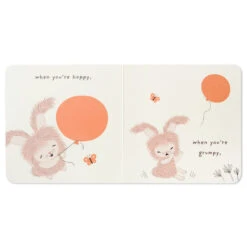 Hallmark MopTops Angora Bunny Stuffed Animal With You Are Loved Board Book -Hallmark Shop MopTops Plush Bunny Stuffed Animal Board Book 1KID1531 06