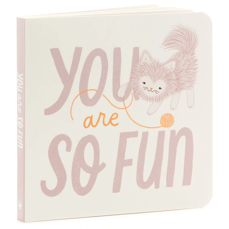 Hallmark MopTops Furry Cat Stuffed Animal With You Are So Fun Board Book 6 Hallmark MopTops Furry Cat Stuffed Animal With You Are So Fun Board Book - Image 4