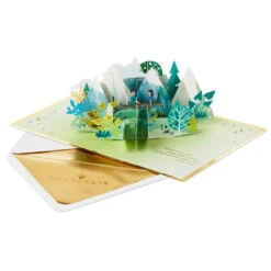 Hallmark Love Sharing Life's Adventure With You 3D Pop-Up Love Card -Hallmark Shop Mountains and Trees 3D PopUp Love Card 1299LAD2890 02